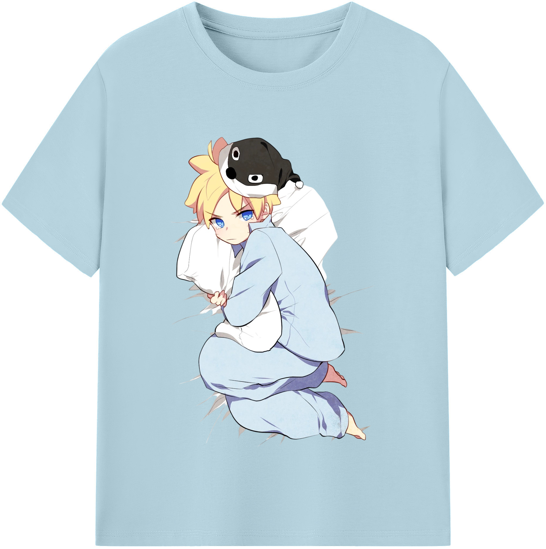（画像用） NARUTO -ナルト- うずまき ナルト Uzumaki Naruto 綿100％半袖Tシャツ（フロントプリント）